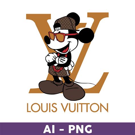 Mickey Mouse Louis Vuitton Wall Art 